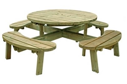 Round Picnic Table