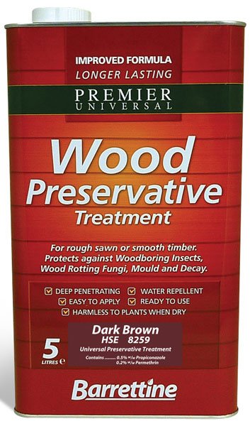 Barrettine Wood Preservative 5l - Clear