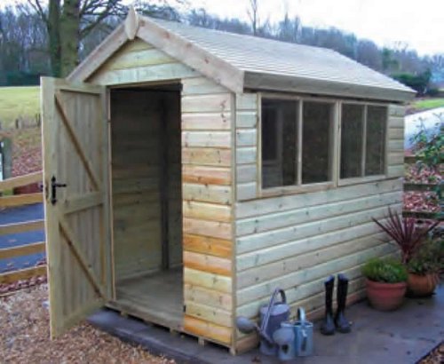 Malvern Heavy Duty Apex Shed 8ft x 6ft