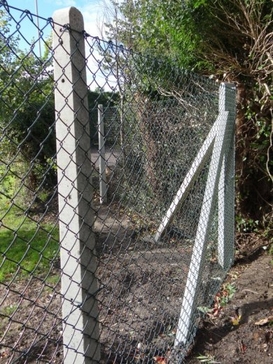 Concrete Posts for Chain Link