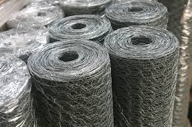 Galvanised wire netting